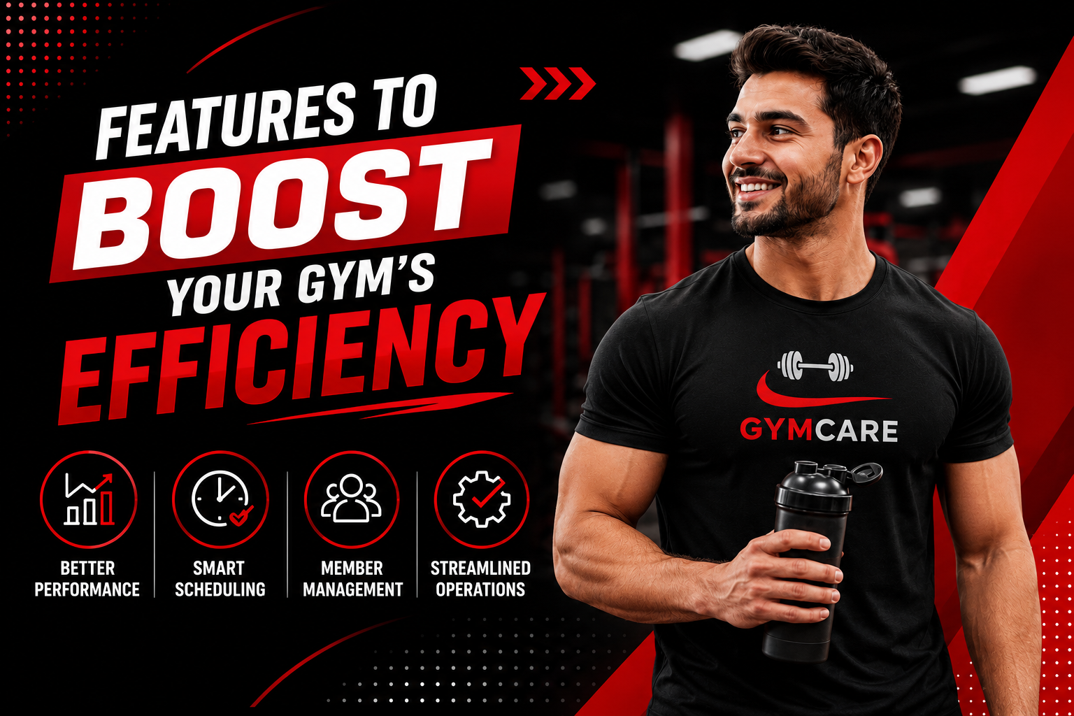Gym software features for efficiency